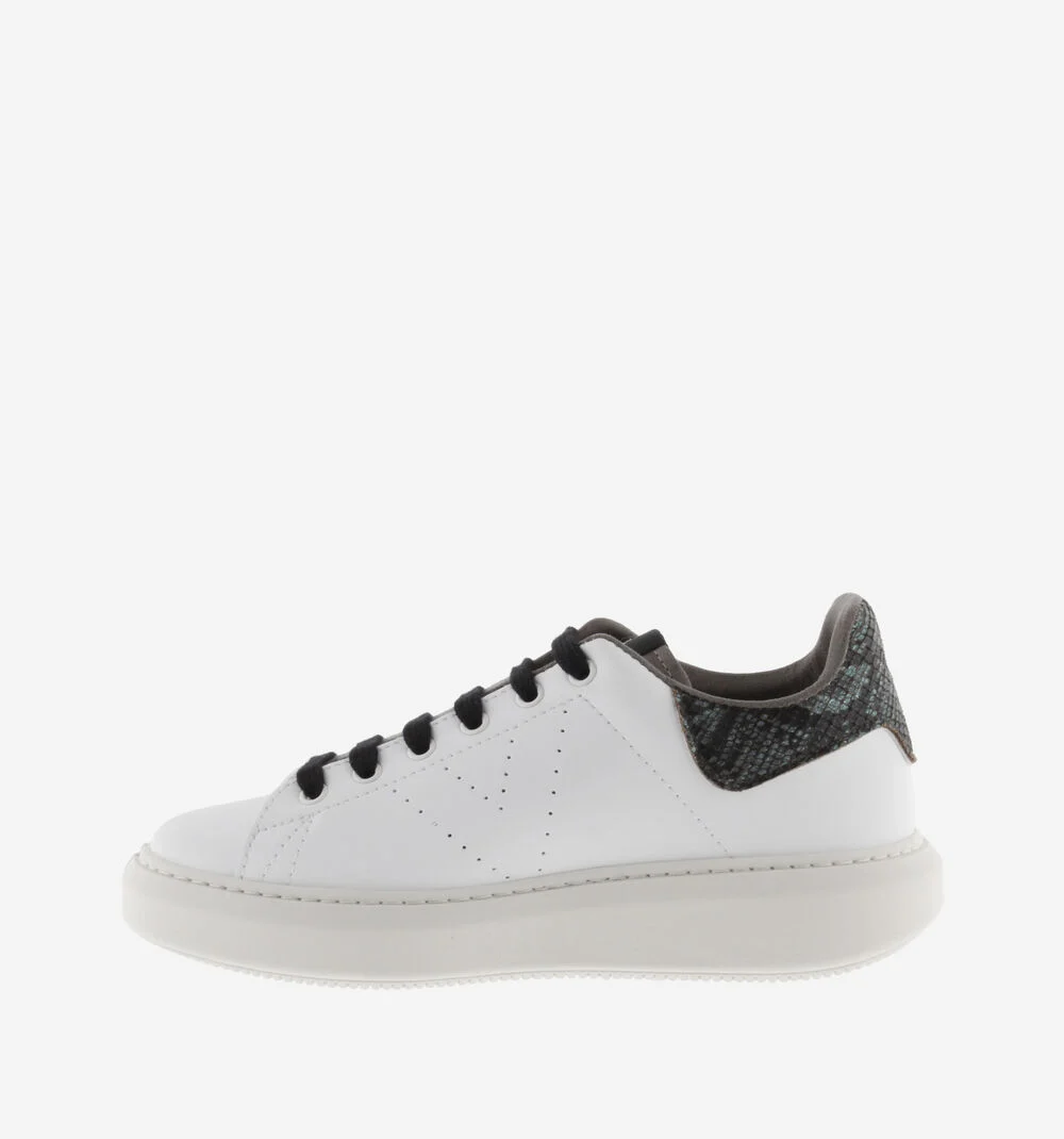 MILÁN FAUX LEATHER & SNAKEANTRACITA