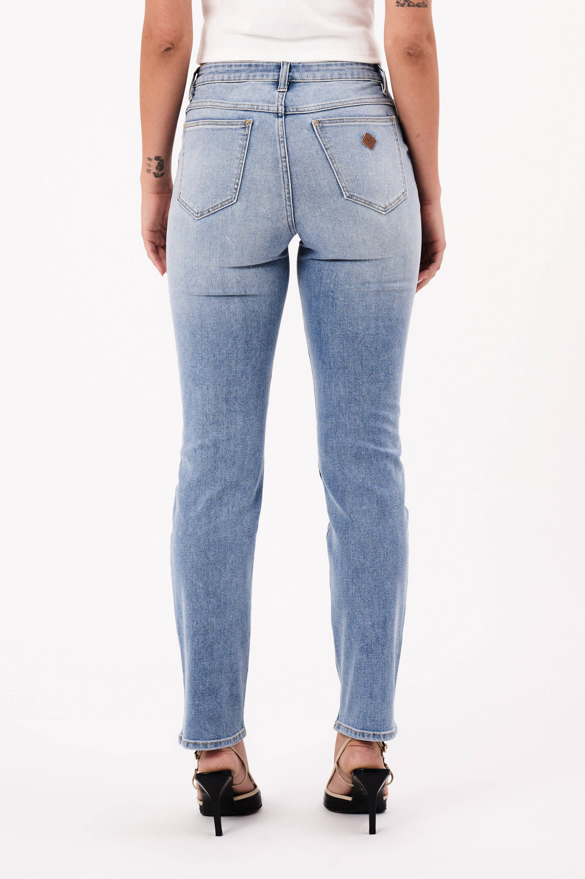 Abrand Jeans slim fit jeans 95 STOVEPIPE ANETA light blue denim