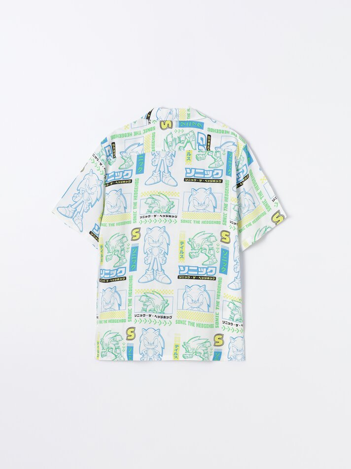 Camisa Sonicñ Flowy - Branca
