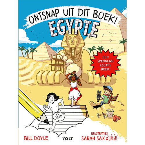 Uitgeverij volt ontsnap uit dit boek! egypte