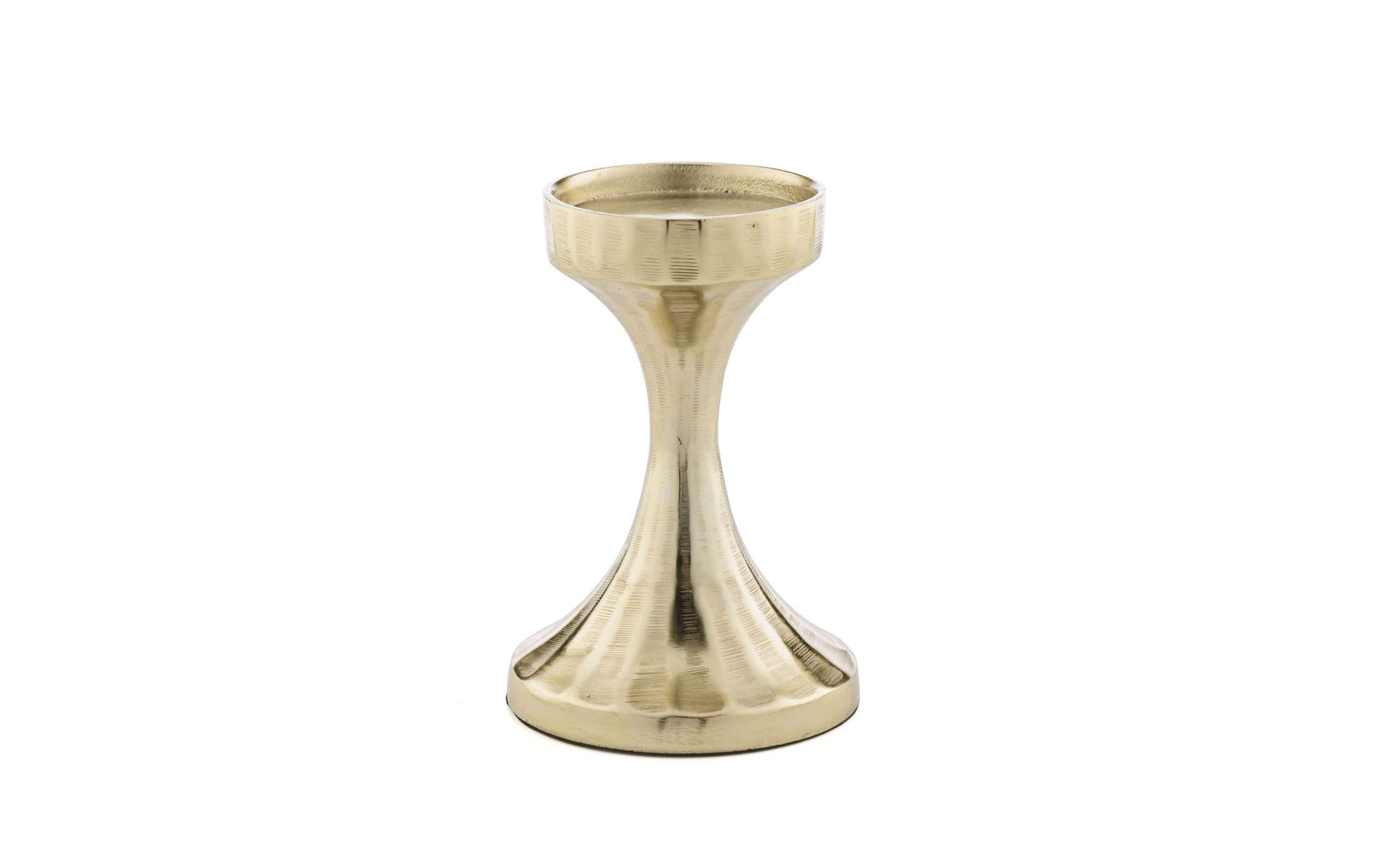 Kerzenhalter klein, gold, 17 cm