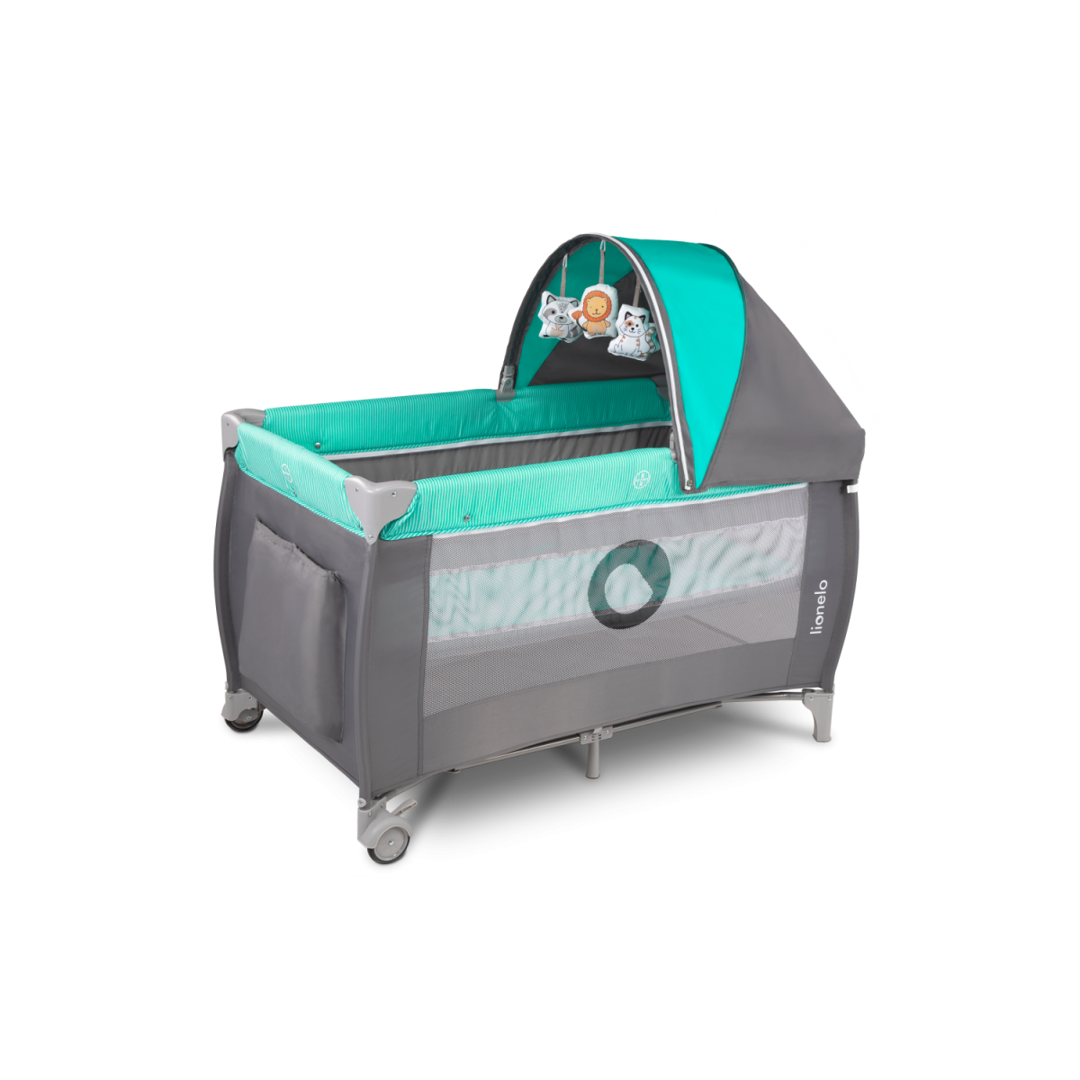 Lit Bébé  Sven Plus Turquoise-gris Lit Bébé  Sven Plus Turquoise-gris Lit Bébé  Sven Plus Turquoise-gris  Lit Bébé Sven Plus Turquoise-gris