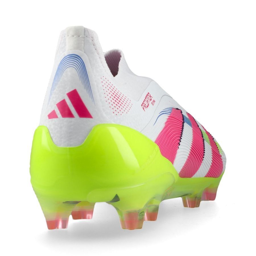 adidas Predator Elite Laceless FG Celestial Victory - Blanc/Lucid Pink/Lucid Lemon