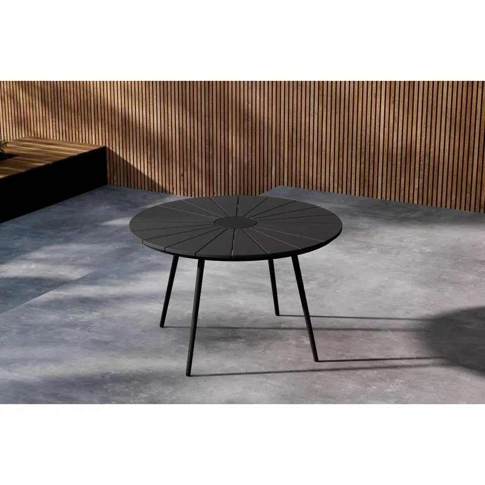Svea - Esra ronde eettafel - Ø120 cm - zwart