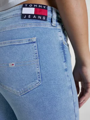 Calça jeans super skinny de cintura ultra alta Curve Melany