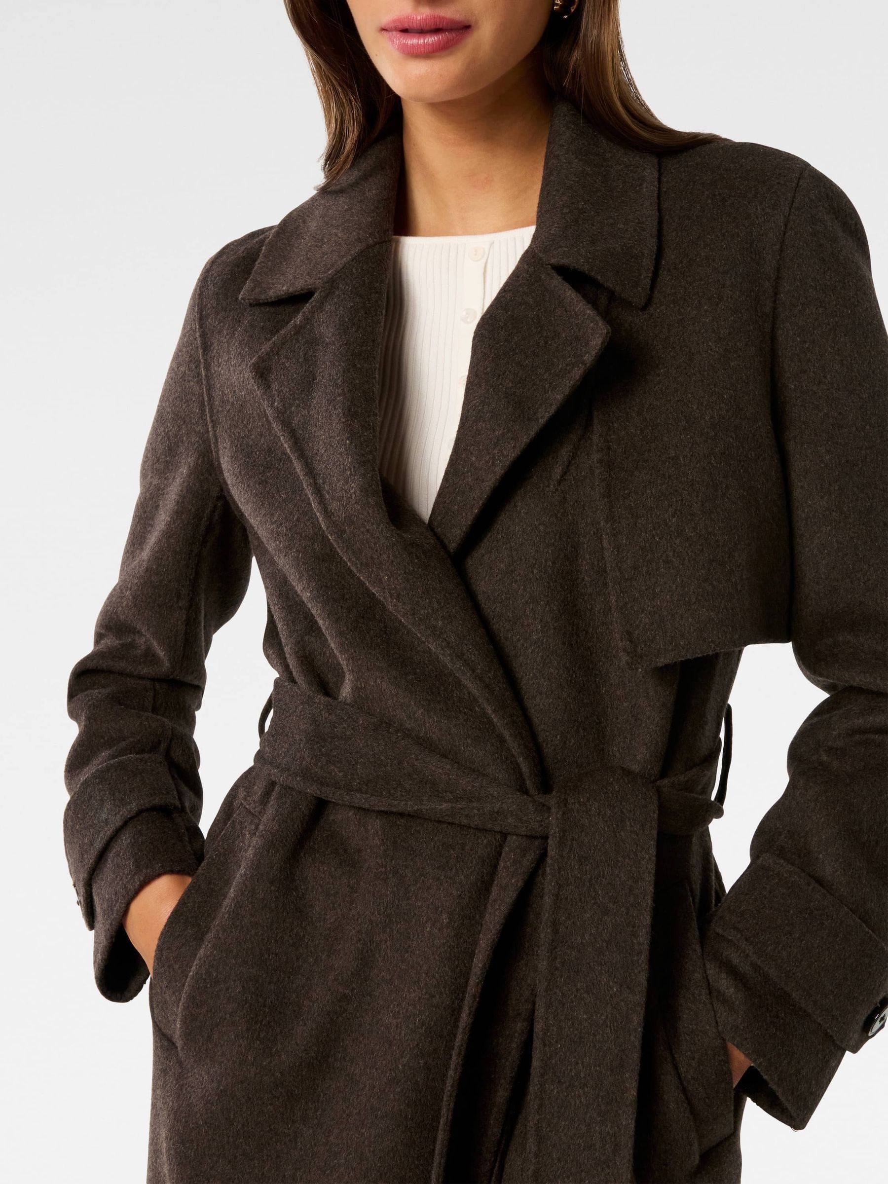 Forever New Elise Felled Trench Coat