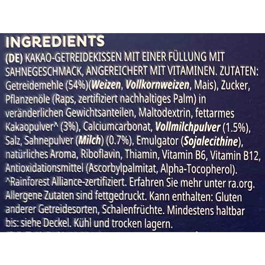 Kelloggs Tresor Cookies & Cream Flavour 375g MHD:12.1.25