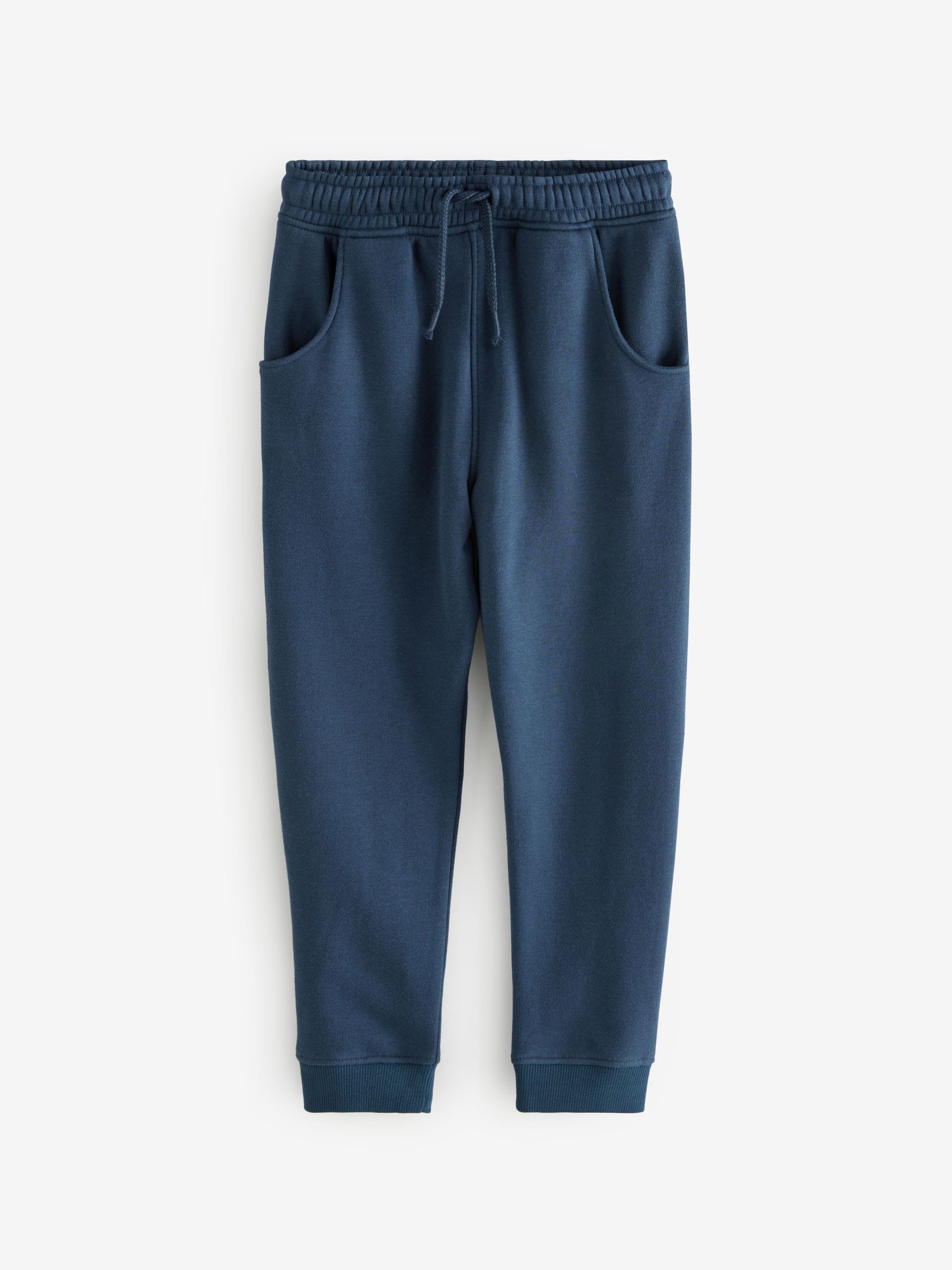 Marineblauw - Joggingbroek gevoerd met fleece (3-16jr)