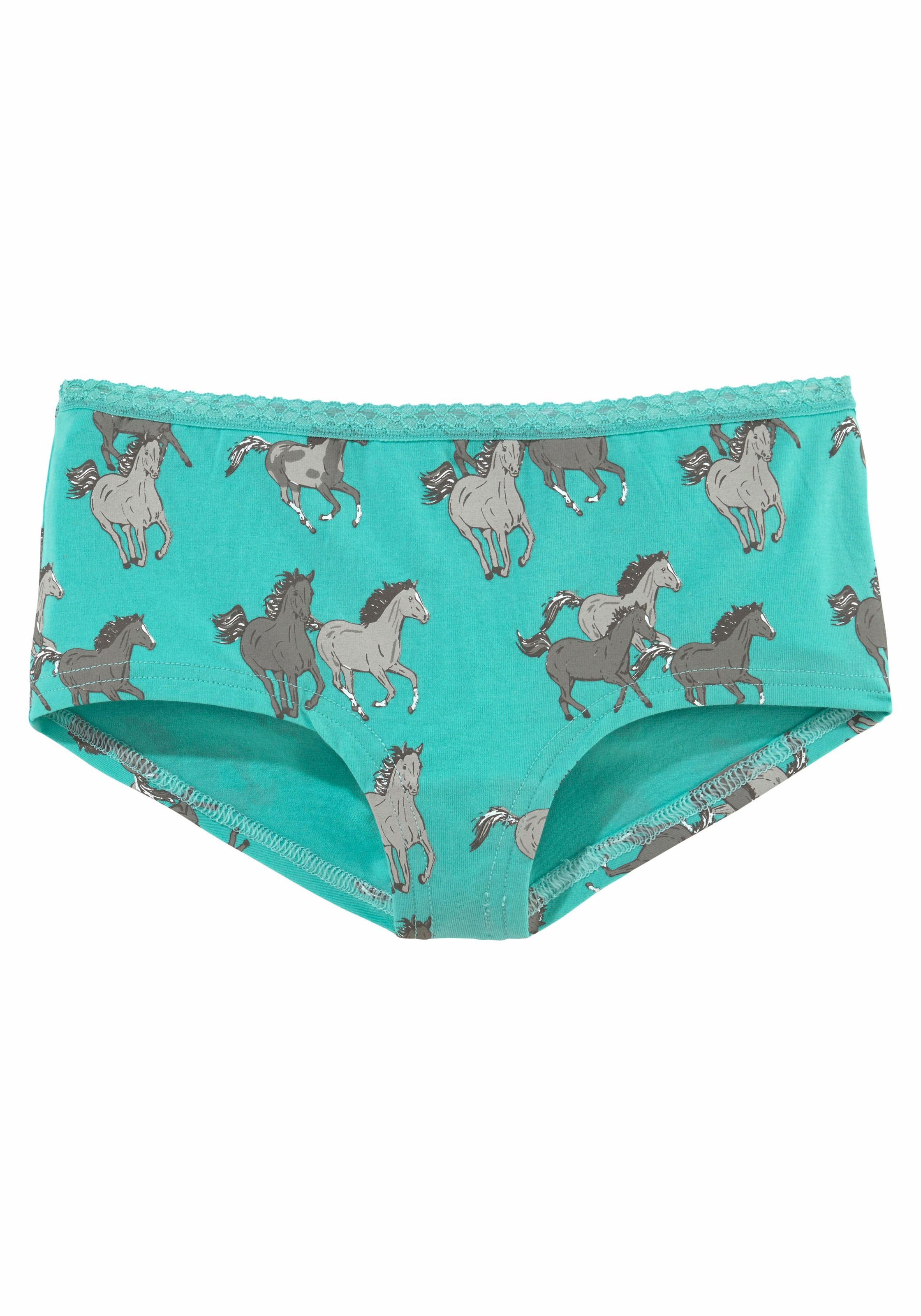 petite fleur Panty Packung, 3 Stk. mit Pferde-Druck