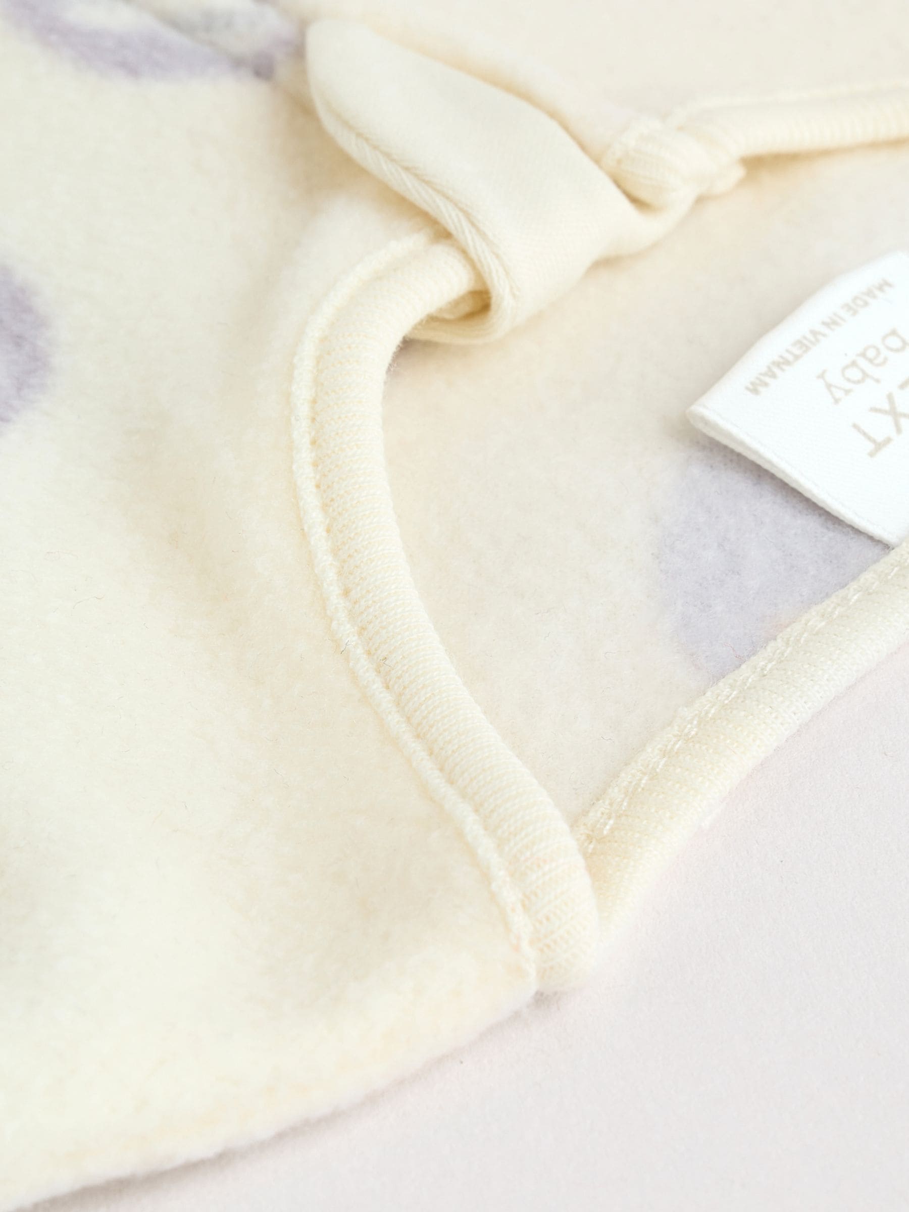 Grijs - Set van 2 baby-onesies van microfleece met tweewegrits