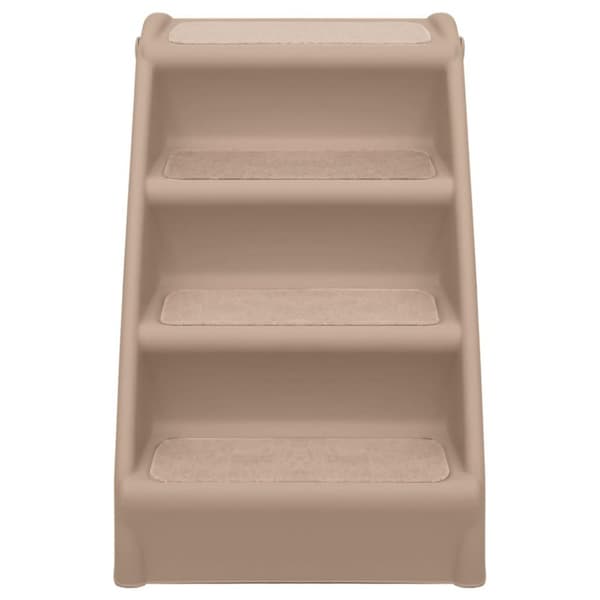 vidaXL Hundetrapp sammenleggbar brun 62x40x49,5 cm