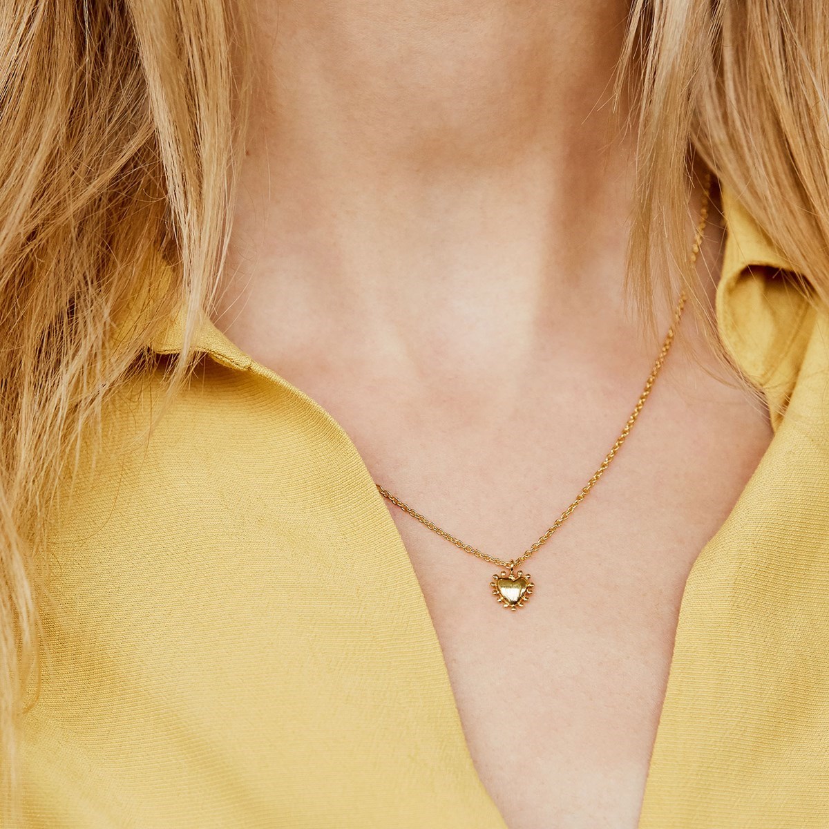 Collier vermeil petit coeur
