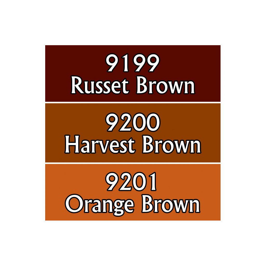 Reaper Master Series Paints Triads: Autumn Browns