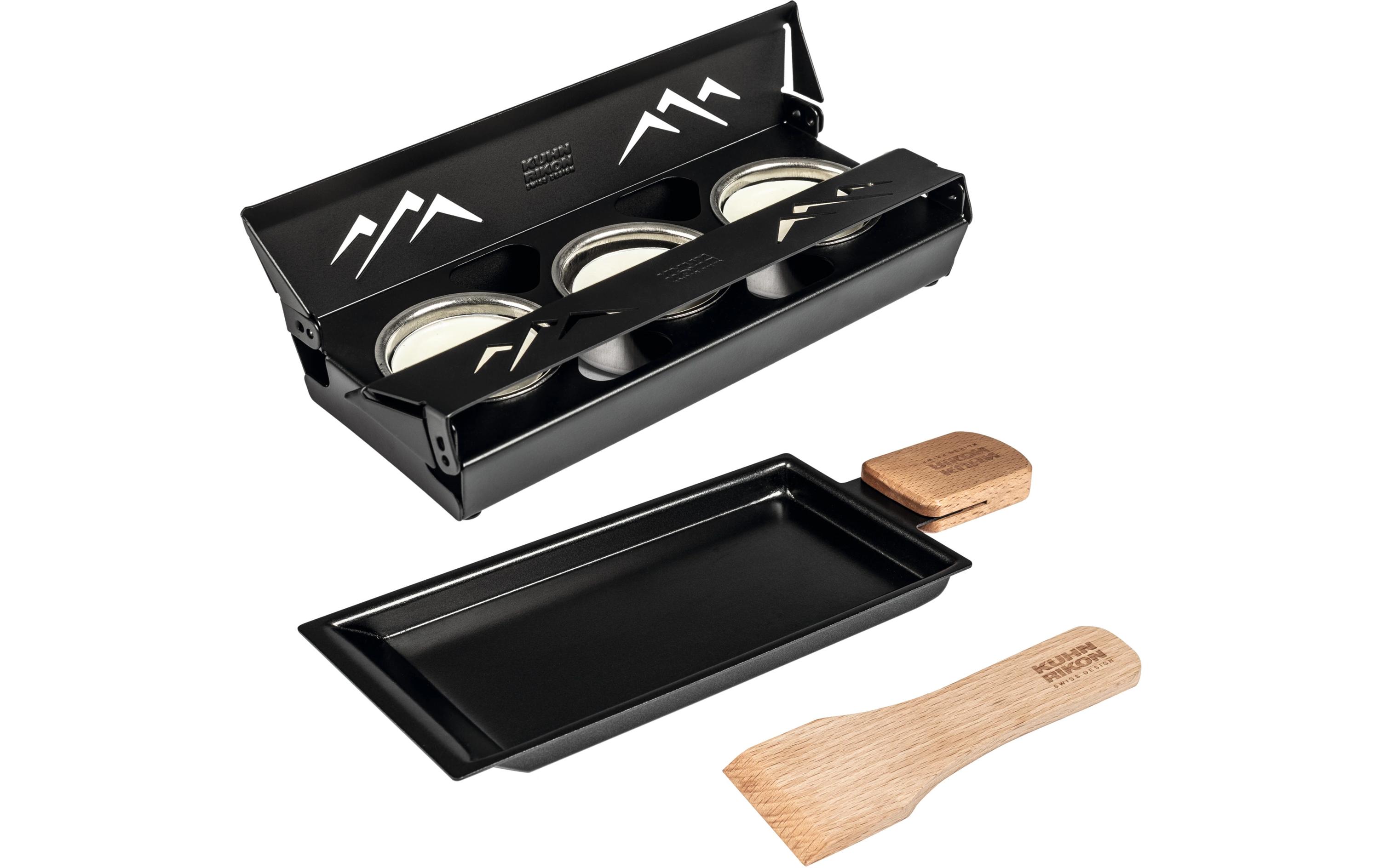 Teelicht-Raclette Mini Berge SchwarzRaclette-Set