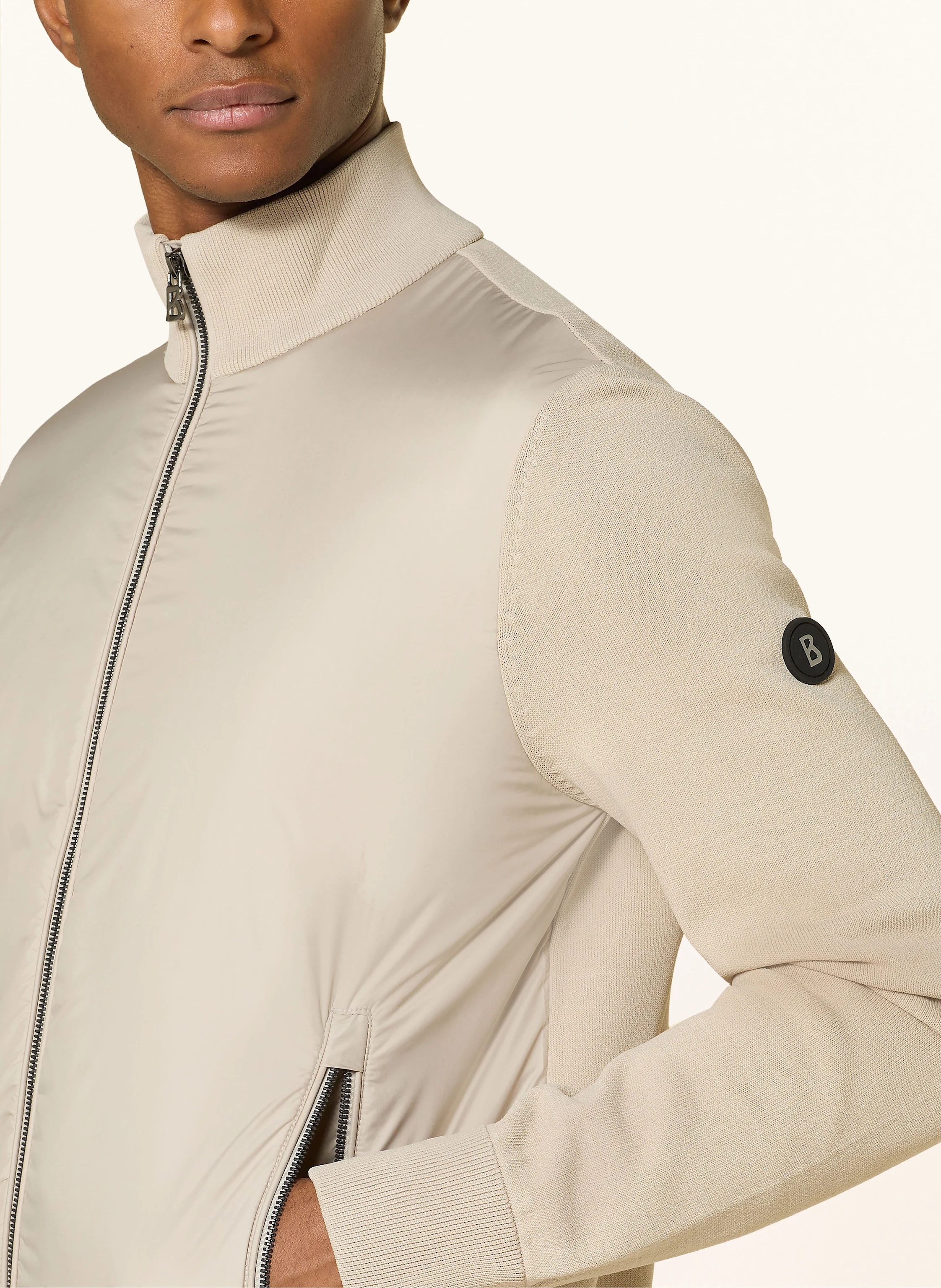 BOGNER Strickjacke ZISCO im Materialmix