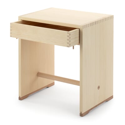 Ulmer Hocker mit Schublade