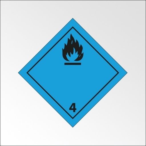 Panneau de transport - Gaz inflammable au contact de l'eau