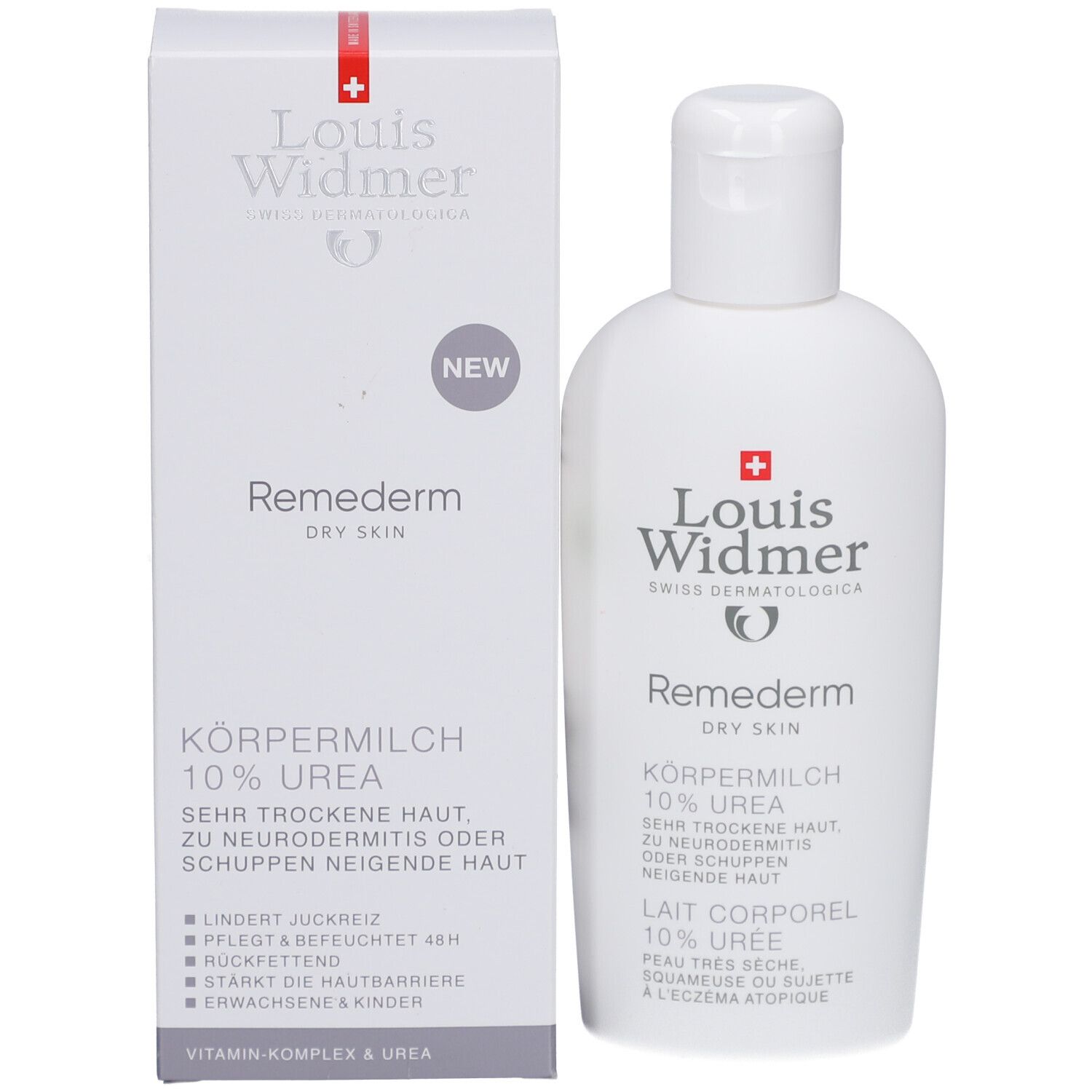 Louis Widmer Remederm Dry Skin Körpermilch 10 % Urea