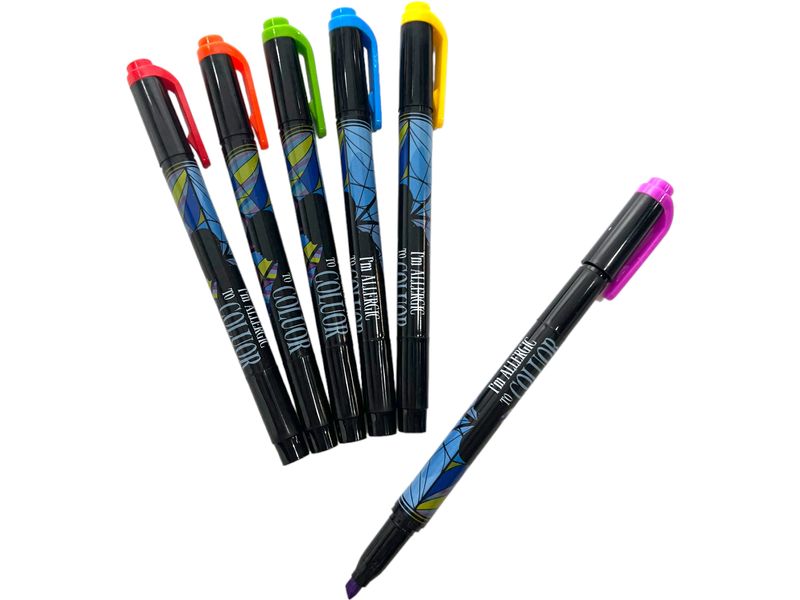 Thumbs Up! Wednesday Marker Set Mehrfarbig Fanartikel aus dem Wednesday-Universum