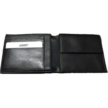 LAMY Herren Geldbörse Nappaleder schwarz Querformat