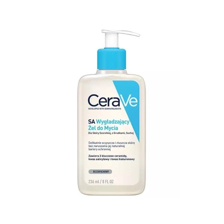 Cerave SA Glättendes Waschgel für raue, klumpige und trockene Haut 236 ml