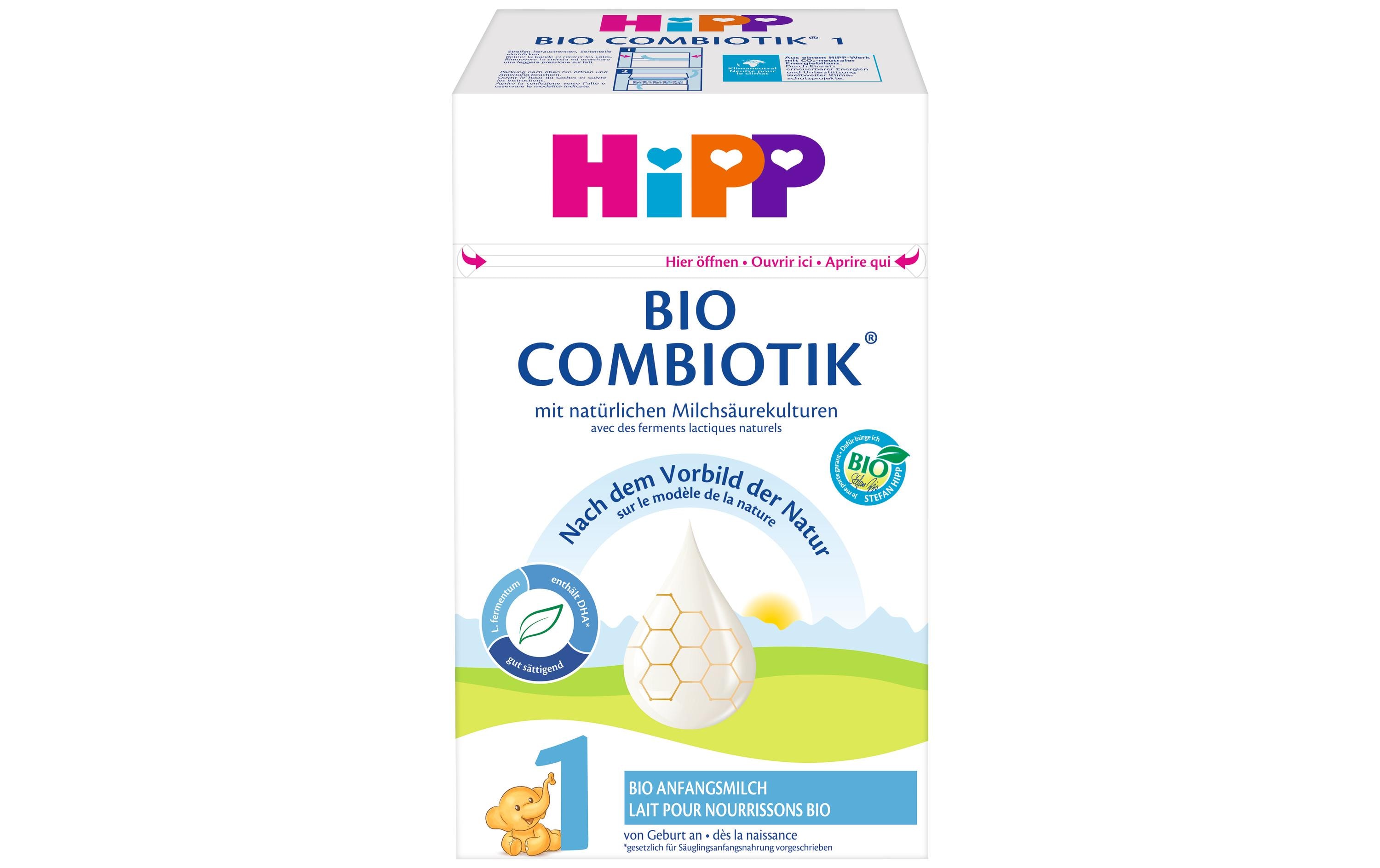 Anfangsmilch Bio 1 Combiotik 600 gSäuglingsmilchnahrung ab Geburt