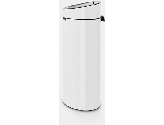 BRABANTIA - Poubelle Touch Touch Bin New, 40L - Blanche