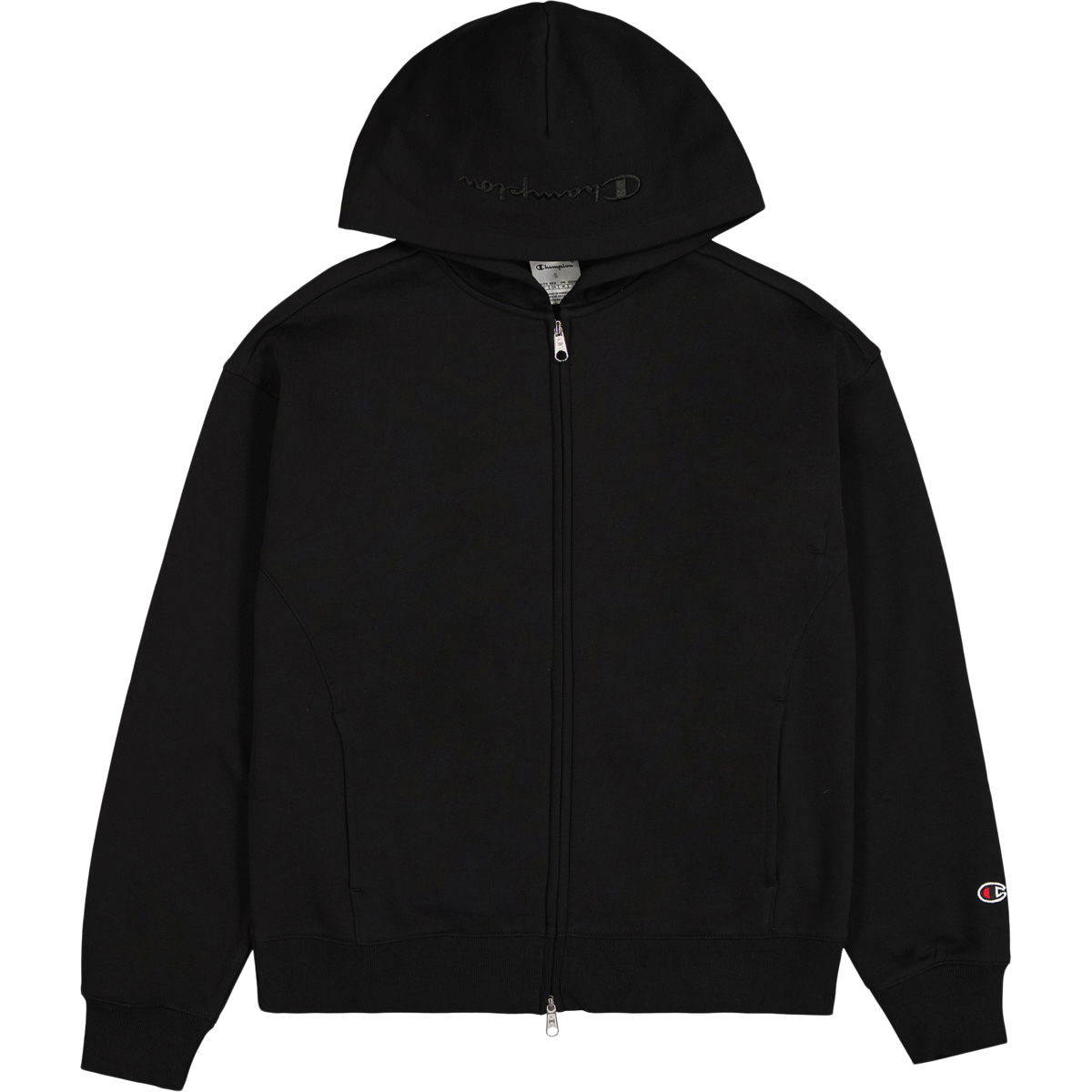 Champion Logo Hood Full Zip Hættetrøje Dame
