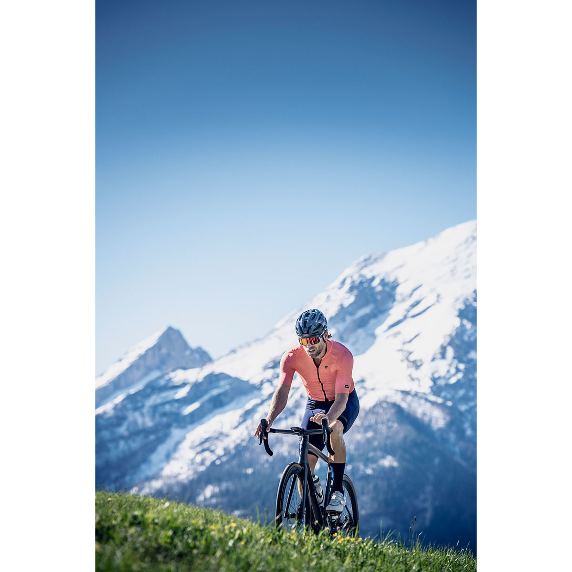 Abus StormChaser Race Fietshelm Zigzag Blauw/Grijs