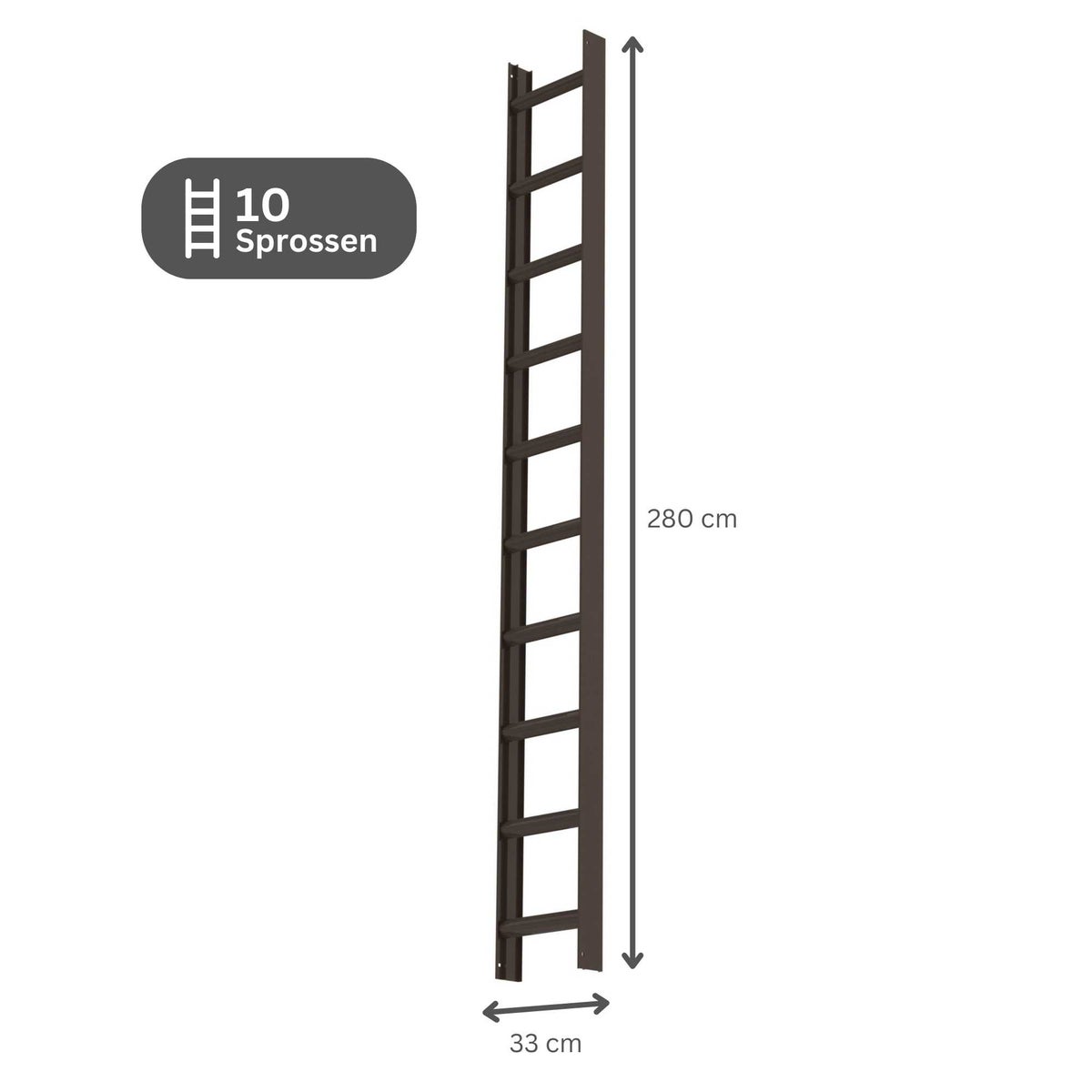PROREGAL Dakladder Bruin 10 Sporten
