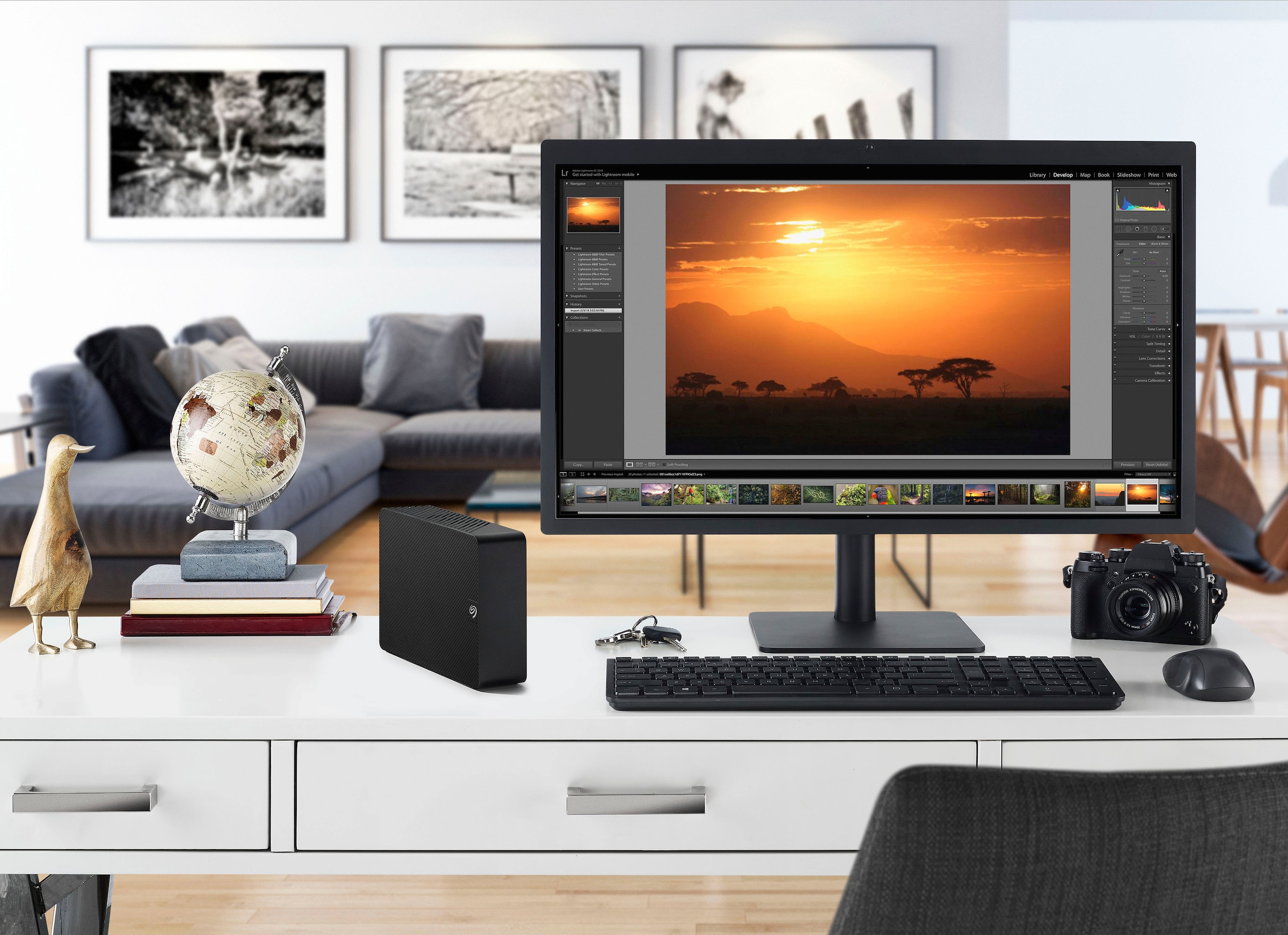 Seagate externe HDD-Festplatte »Expansion Desktop« 3,5 8 TB Anschluss USB 3.0
