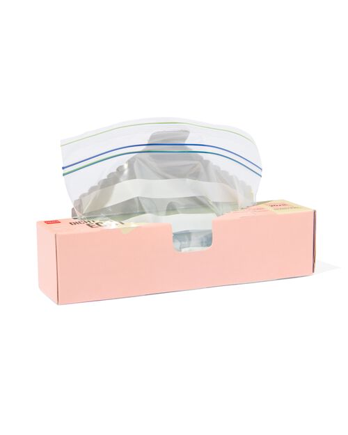 20 sacs refermables 1L avec zips et fond