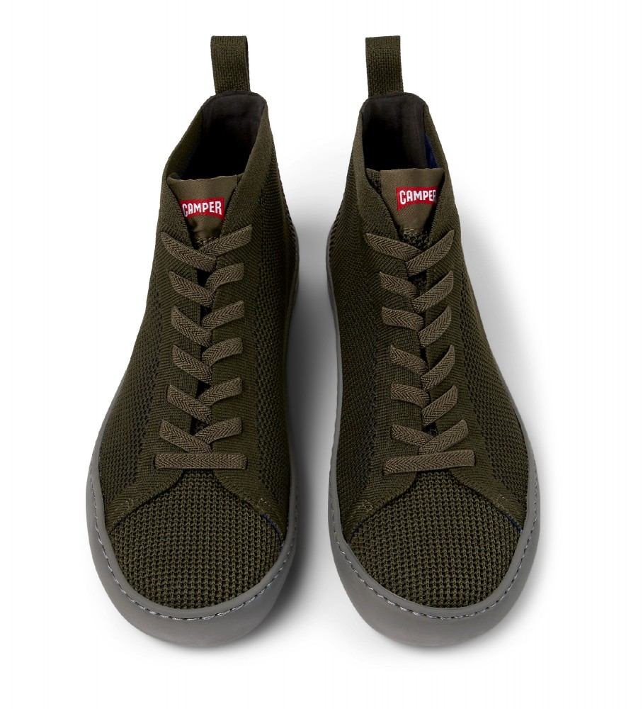 Sapatos de turismo Camper Peu verdes