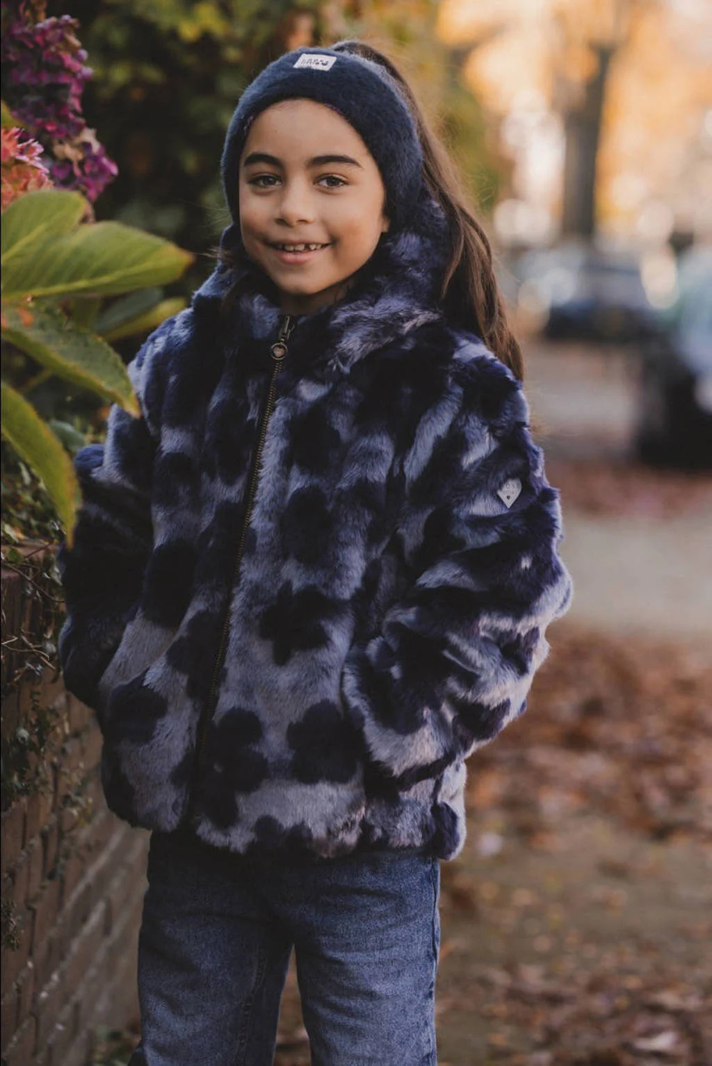 LOOXS little winterjas donkerblauw