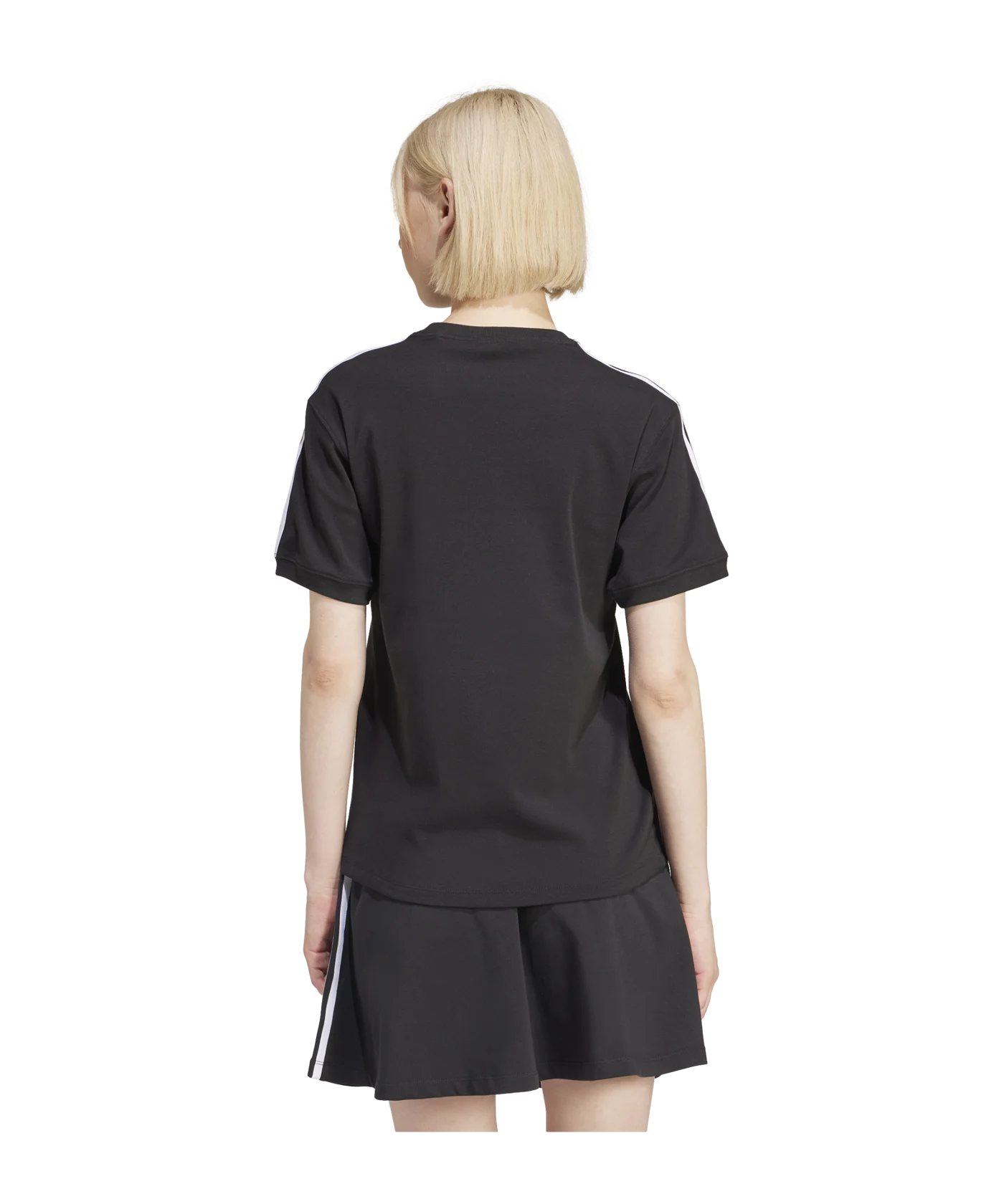 adidas Originals 3-Stripes Baby T-Shirt Damen Schwarz