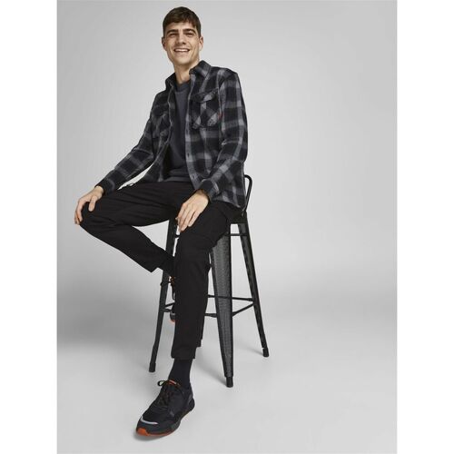Jack & Jones - 12194240 JPSTACE JJDEX TAPERED-BLACK Negro
