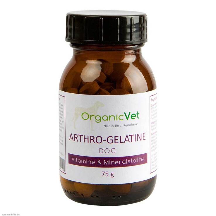 Arthro Gelatine Hund Tabletten, 75 g