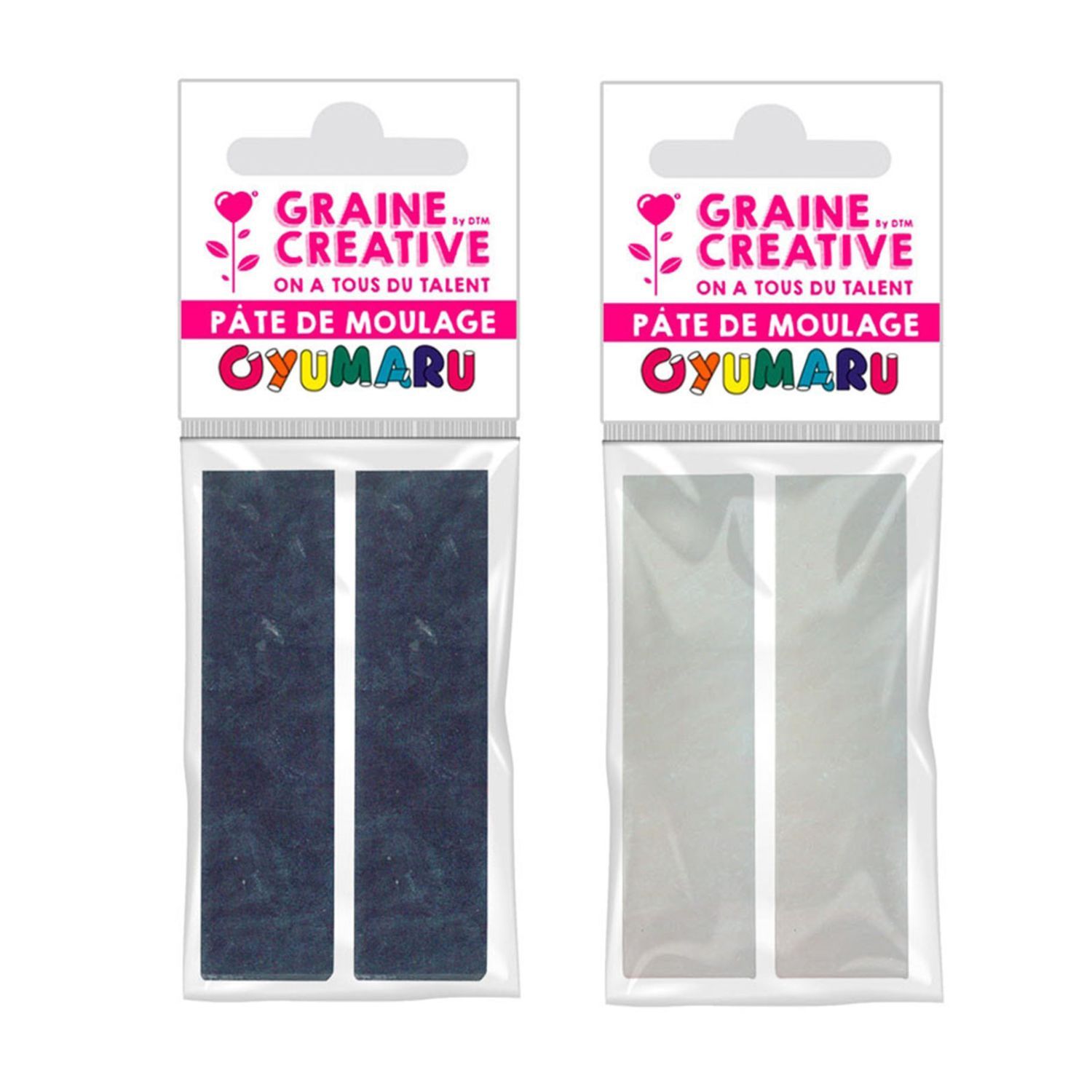 Pâte oyumaru blanc/ noir