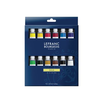 Lefranc Bourgeois - 12 Peinture à l'huile - 20 ml