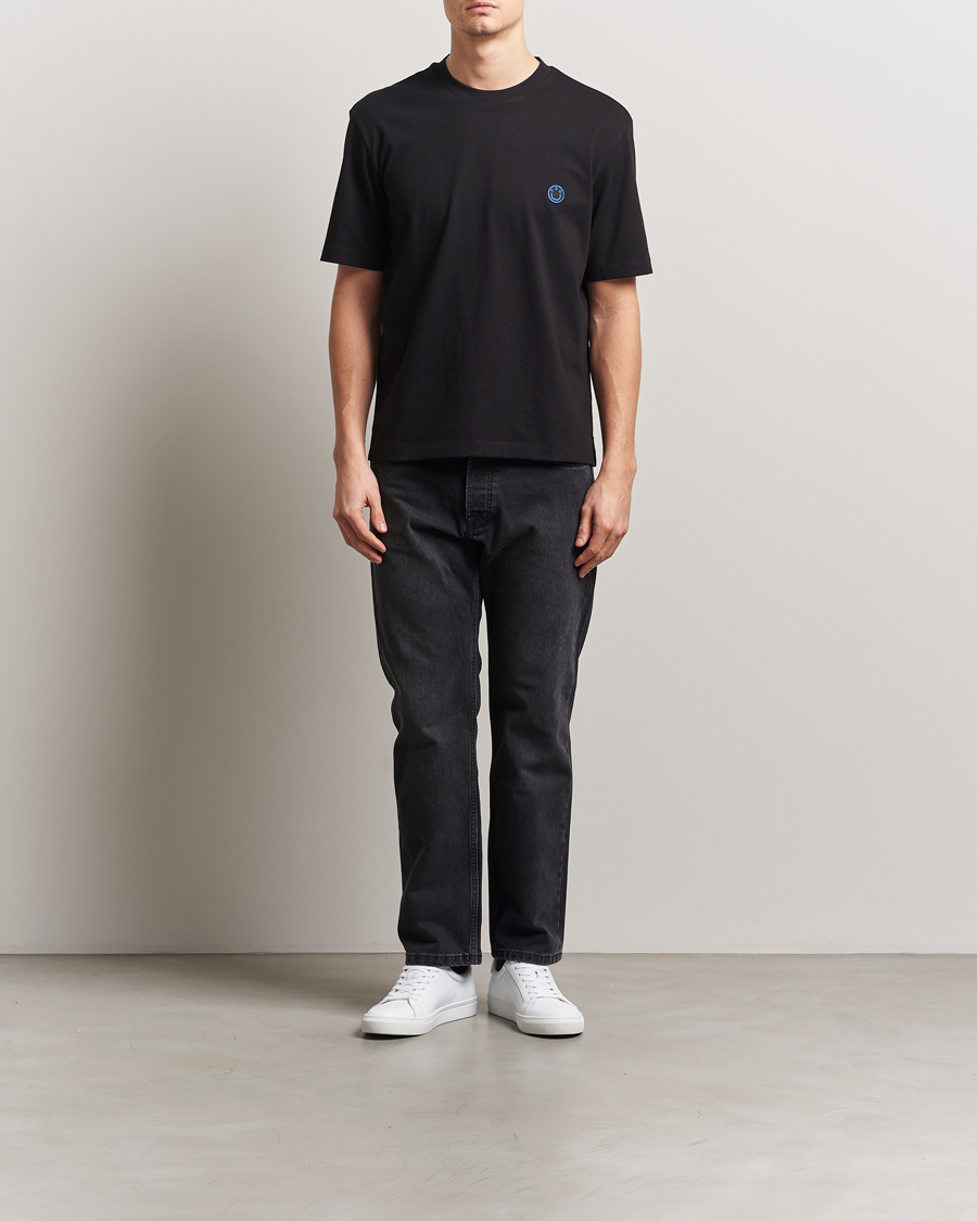 HUGO Niley Smiley Logo T-Shirt Black