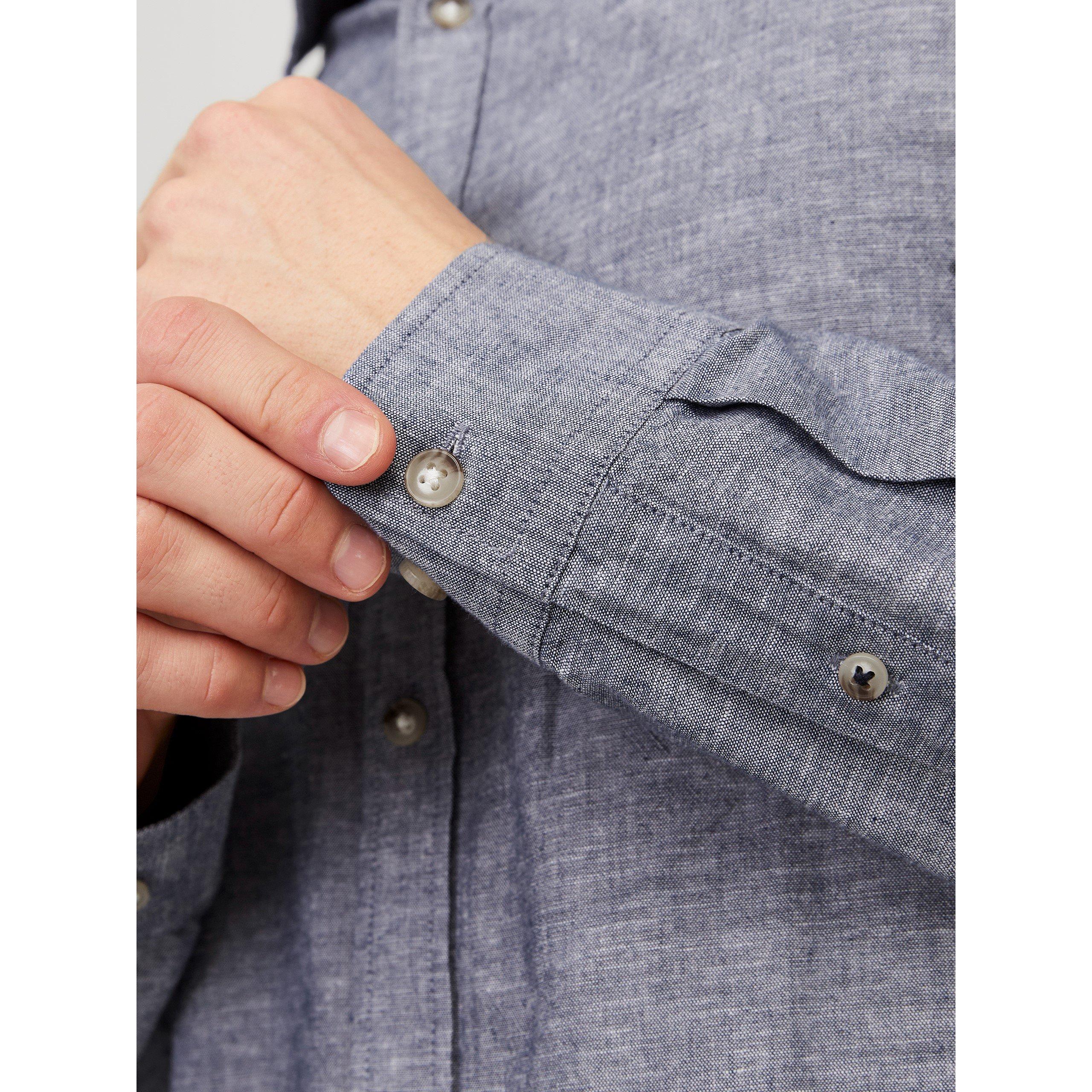 Jack and Jones JW Long Sleeve Linen Shirt