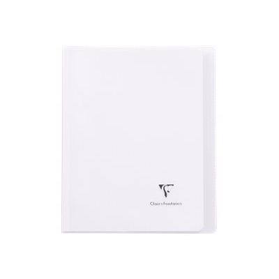 Clairefontaine Koverbook - Cahier polypro 17 x 22 cm - 48 pages - grands carreaux (Seyes) - disponible dans différentes couleurs