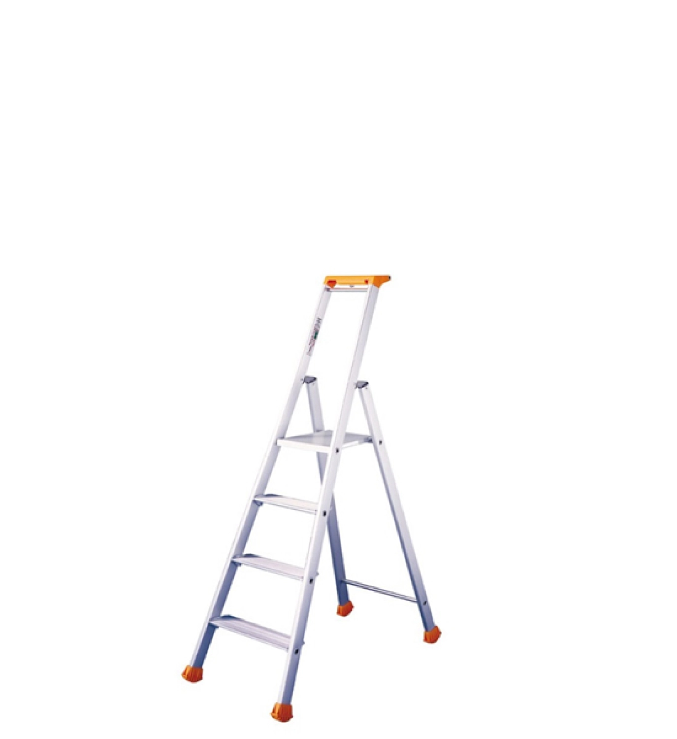 Little Jumbo 1223700004 Trap - Enkel - Aluminium - 4 treden - max. werkhoogte 2.88 m.