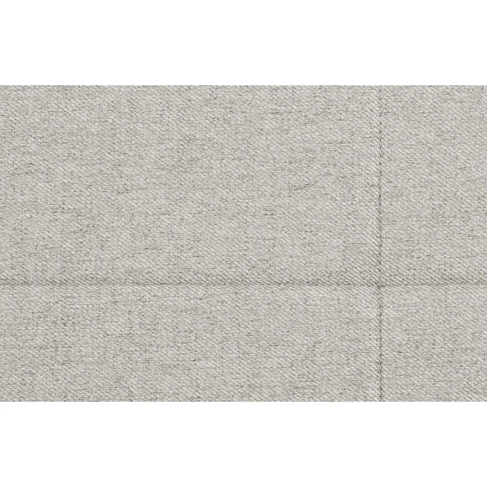 Boxspring met voetbord Liv geblokt - ecru - 90x200 cm - slanke poot