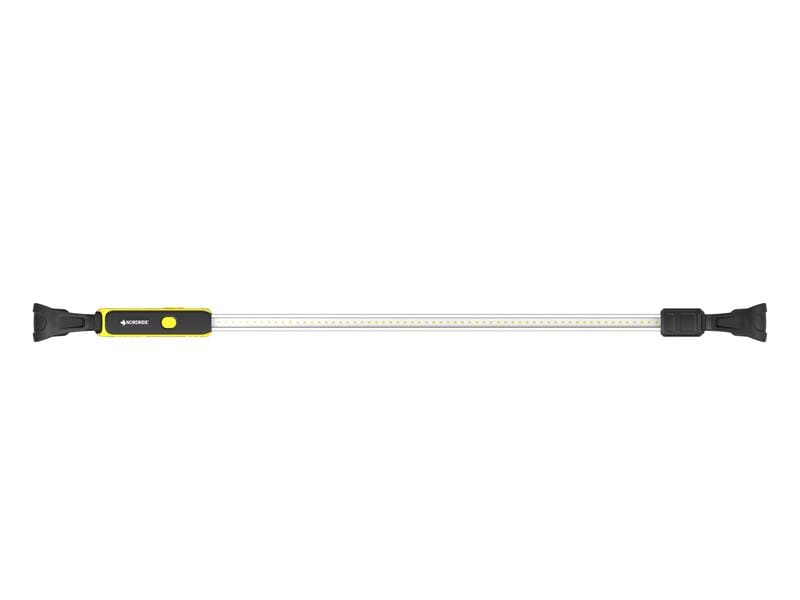 Nordride Klemmleuchte Long Light 1000 Lumen, IP54, verstell Akku Handlampe, Taschenlampe