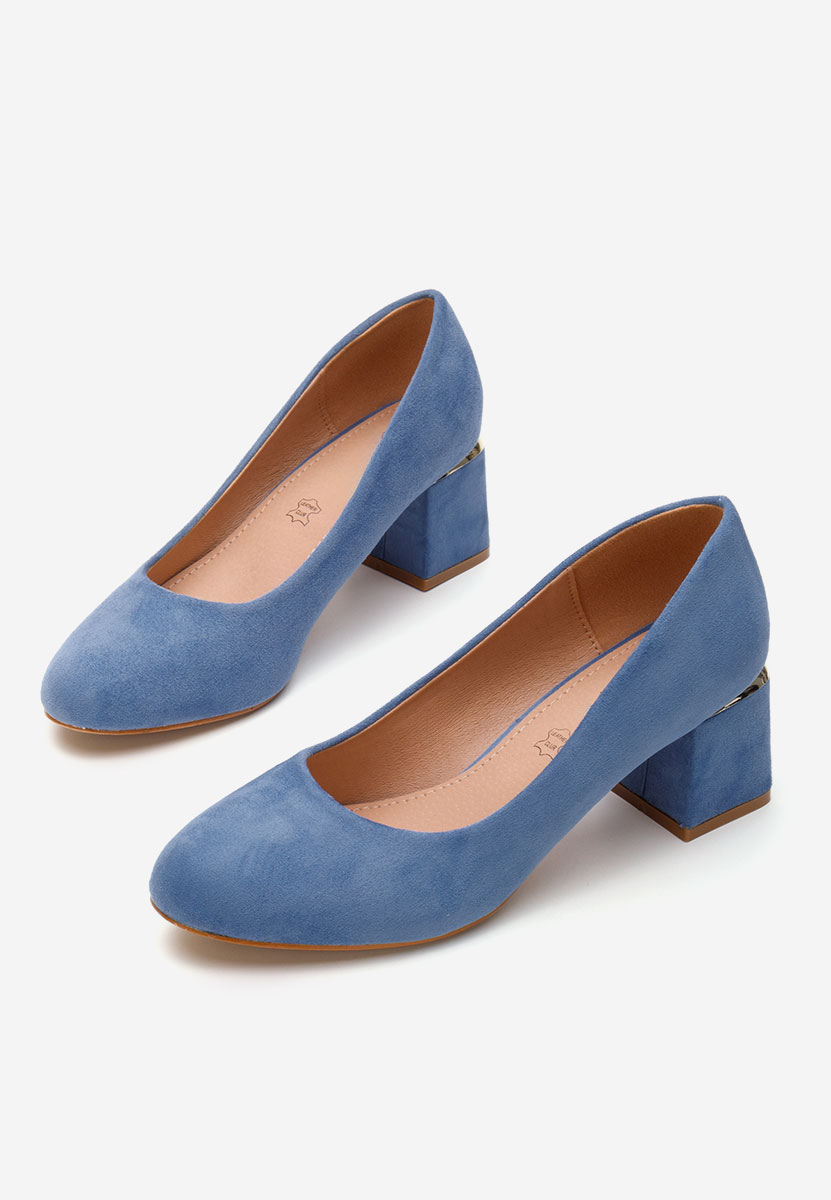 Chaussures à talon épais bleus Cabrilla V4