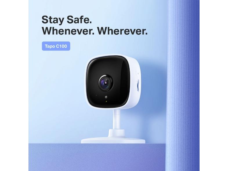 TP-Link Netzwerkkamera Tapo C100 Indoor-Sicherheits-WLAN-Kamera