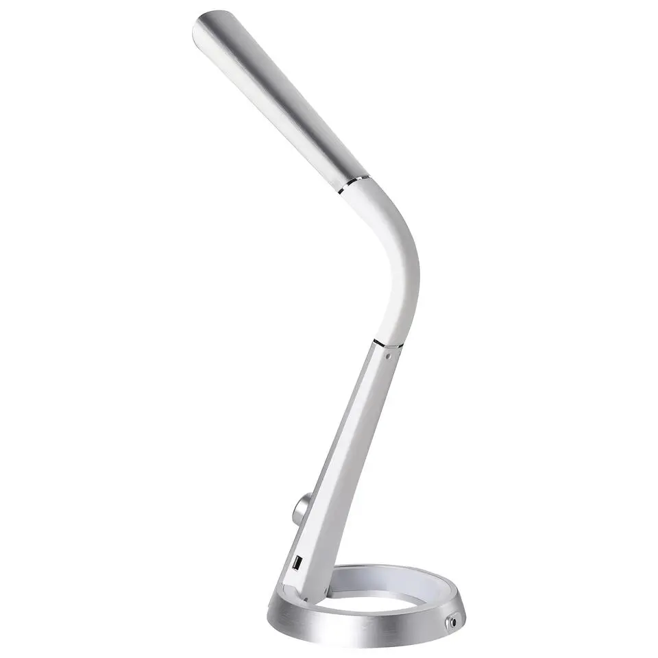 CANOPUS - Bureaulamp LED - Zilver - Synthetisch materiaal