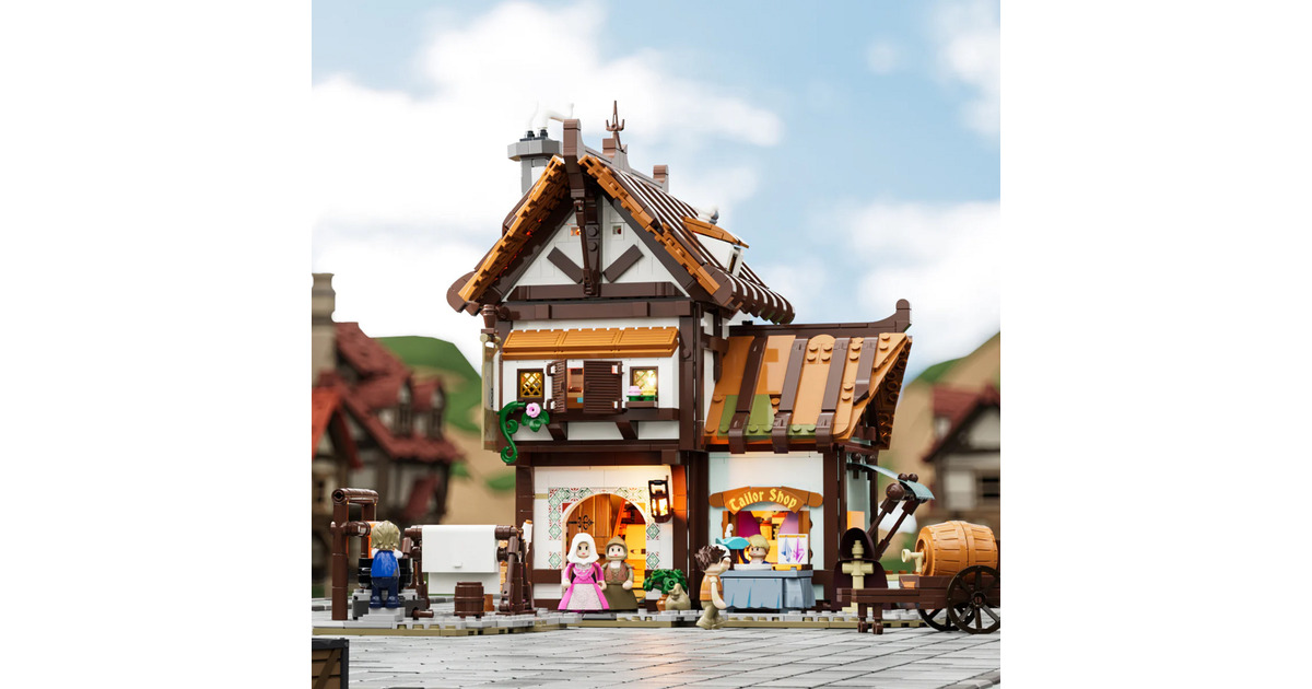 LumibricksMiddle Ages - Medieval Tailor Shop Constructiespeelgoed  (F9038)
