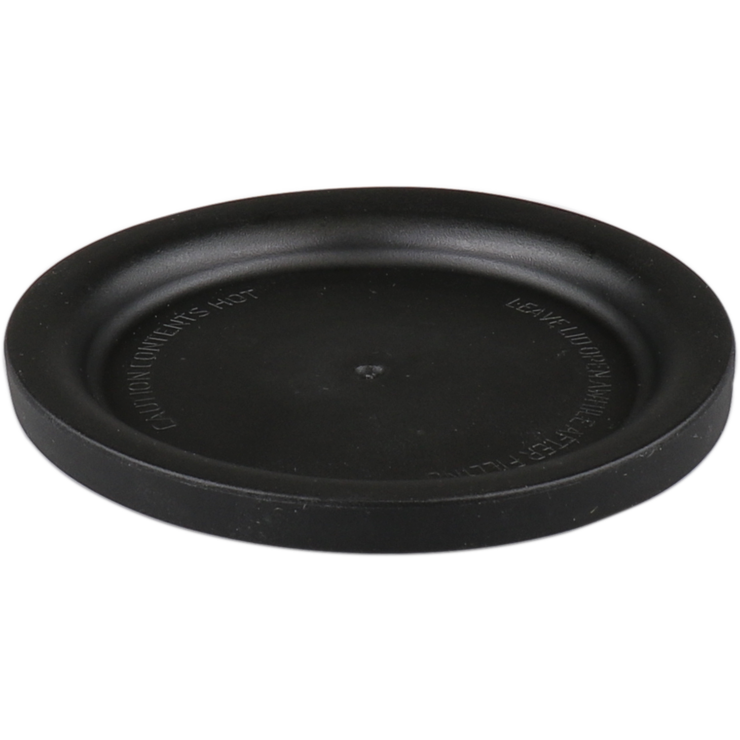 Ornamin Deksel, TPE, reusable, onbreekbaar, zwart